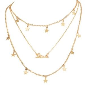 Star Love Multilayer Delicate Choker Necklace